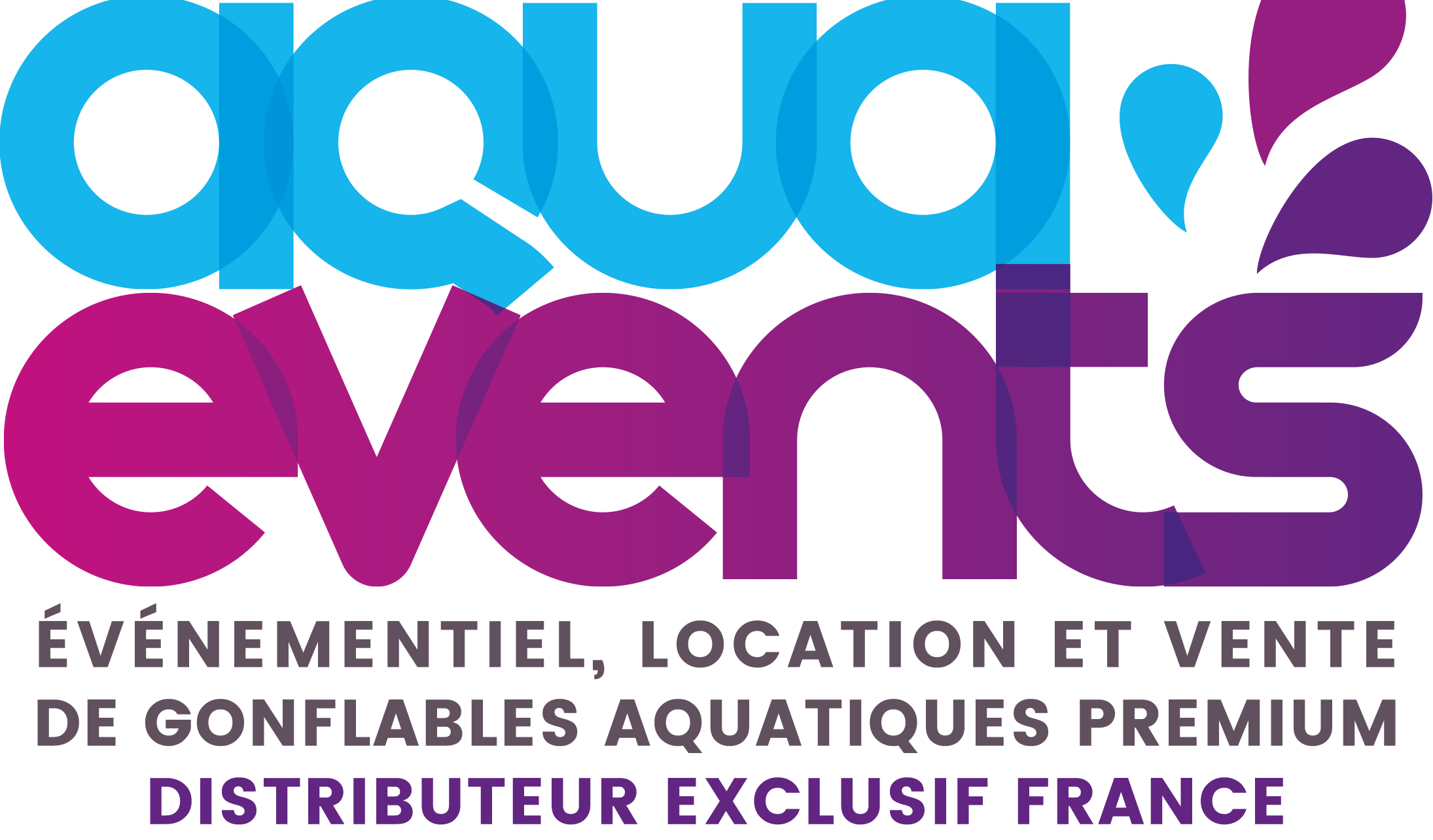 AquaEvents-logo location distributeur exclusif france violet