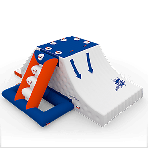 Cube tour aquatique gonflable