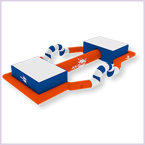 Rouleau aquatique gonflable