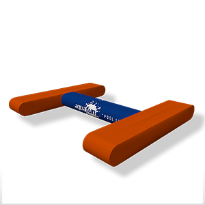 Single pool jeu gonflable aquatique